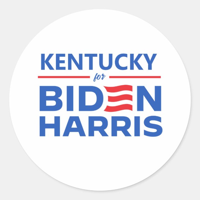 Adesivo Kentucky para Biden Harris (Frente)