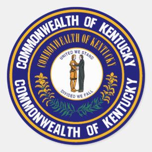 Adesivo Kentucky Round Emblem