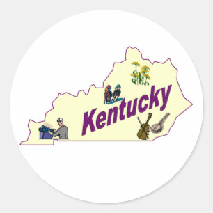 Adesivo Kentucky Sticker