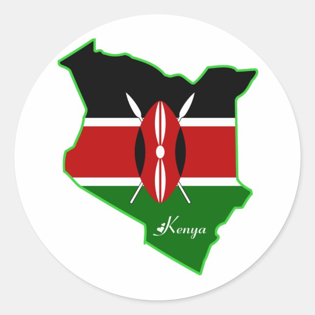 Adesivo Kenya Sticker (Frente)