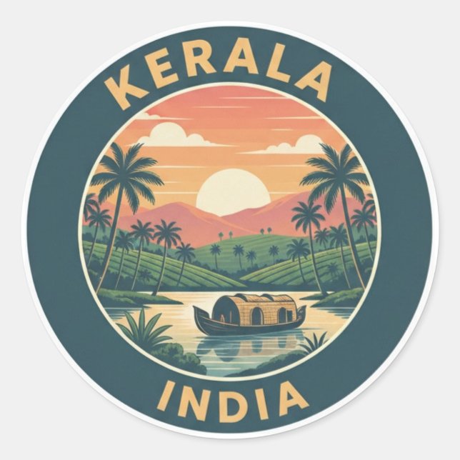 Adesivo Kerala India (Frente)