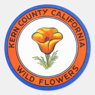 Adesivo Kern County 1910 Califórnia