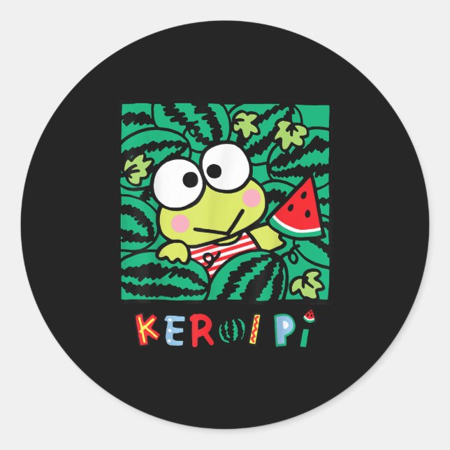 Adesivo Keroppi Watermelon Summer Fund (Frente)