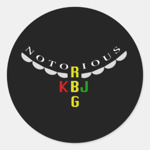 Adesivo Ketanji Jackson e Ruth Ginsburg - Round Sticker