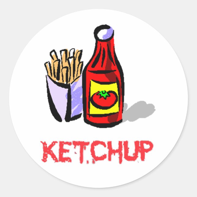 Adesivo ketchup (Frente)