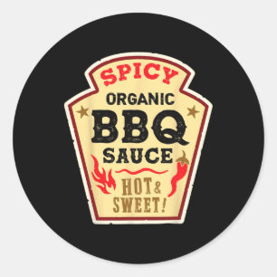 Adesivo Ketchup Byrbeque Hallowe Grill Hot Spicy Molho de 