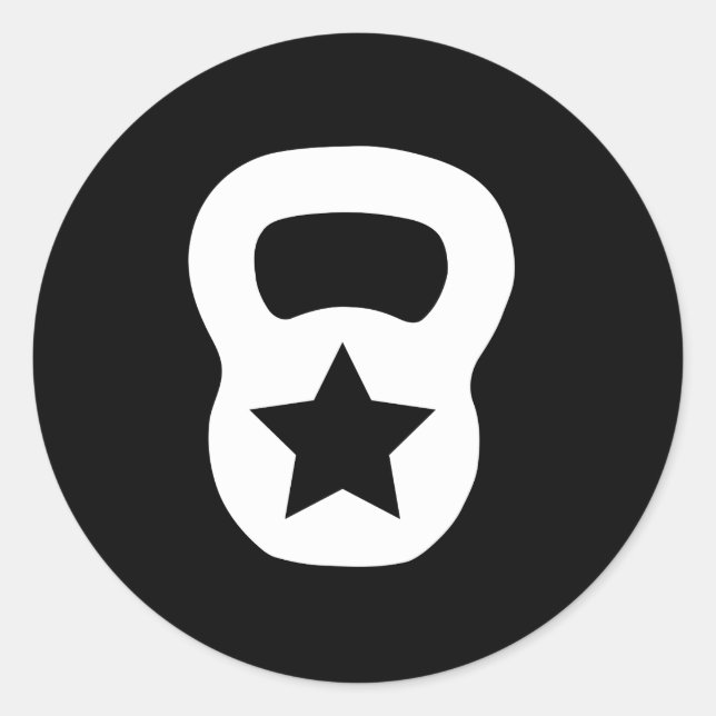 Adesivo Kettlebell Star (Frente)