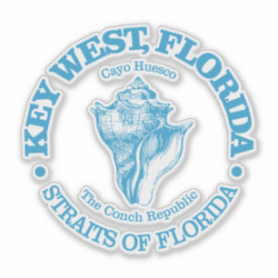 Adesivo Key West (conch)