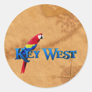 Adesivo Key West e mapa