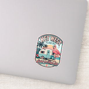 Adesivo Key West Flamingo Camper Florida Keys 