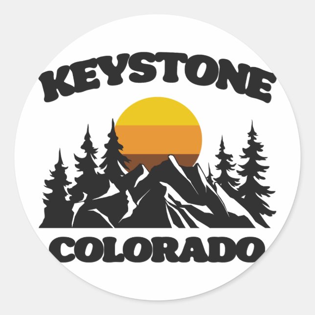 Adesivo Keystone,Colorado (Frente)