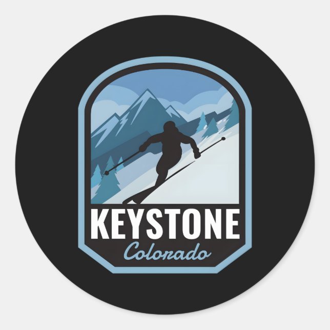Adesivo Keystone Colorado Ski Mountain (Frente)