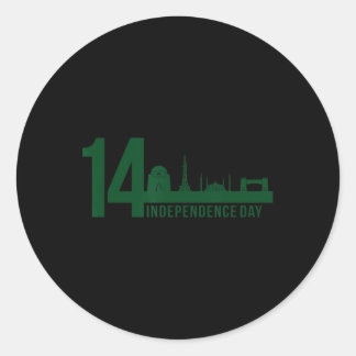 Adesivo Khan 14 de agosto Dia da Independência Patriótico 