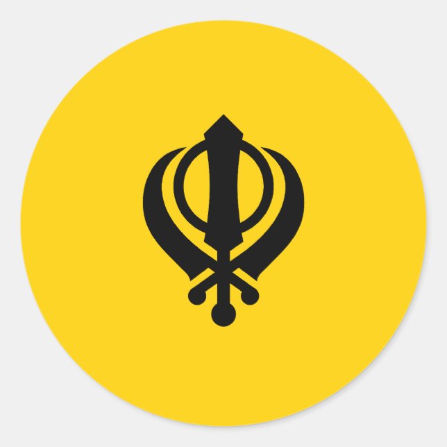 Adesivo Khanda Sikhism (Frente)