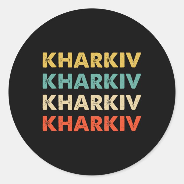 Adesivo Kharkiv Ucrânia  (Frente)