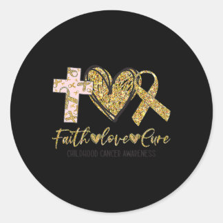 Adesivo Ki Infância Cancer Consciência Faith Love C