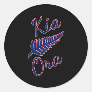 Adesivo Kia Ora Maori Saudando o Orgulho Nova Zelândia Sil