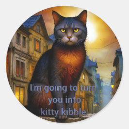 Adesivo Kibble gatinho