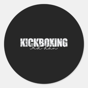 Adesivo Kickboxing 3º Dan Artes Marciais 