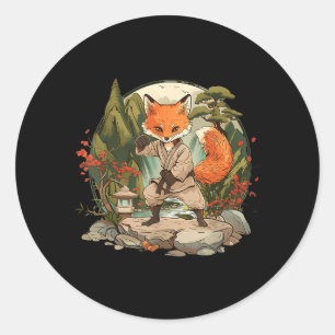 Adesivo Kickboxing Fox Artes Marciais Karate Jiu-Jitsu Mma