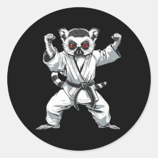 Adesivo Kickboxing Lêmure Artes Marciais Caratê Jiu-Jitsu 