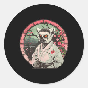 Adesivo Kickboxing Lêmure Artes Marciais Caratê Jiu-Jitsu
