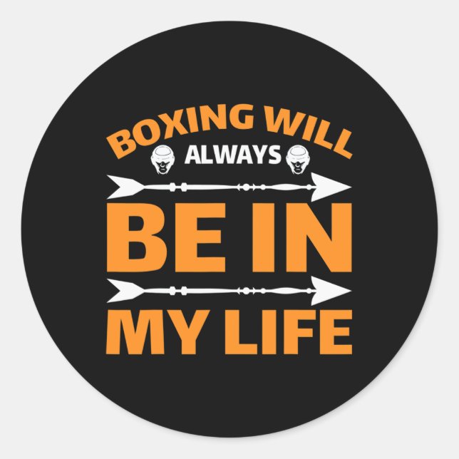 Adesivo Kickboxing Muay Thai Boxe  (Frente)