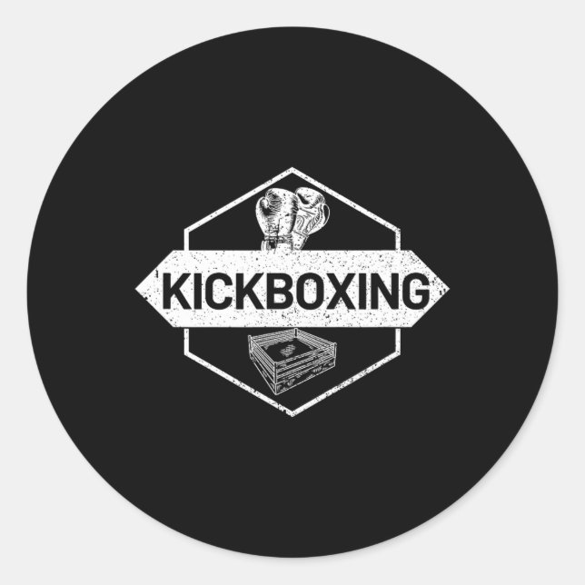 Adesivo Kickboxing no Ringue  (Frente)