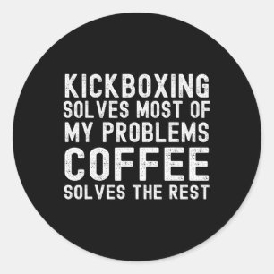 Adesivo Kickboxing Resolve A Maioria Dos Meus Problemas Ca