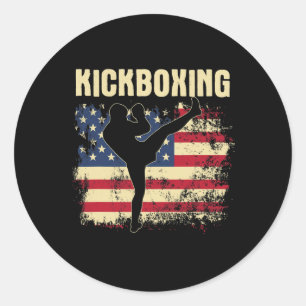 Adesivo Kickboxing - Treinador de Artes Marciais Mistas Ki