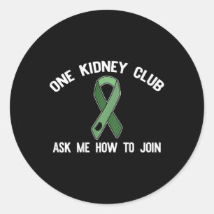 Adesivo Kidney Club Me Pergunte Como Entrar No Organ Donor