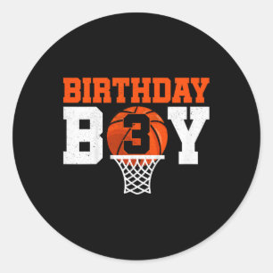 Adesivo Kids Bysketbyll Player 3 anos Menino Bysketbyll