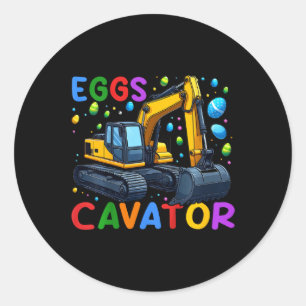 Adesivo Kids Eggscavator Bunny Excavator Caça De Ovos Todd