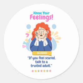 Adesivo Kids Emotion Featuring Scared