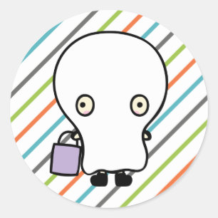 Adesivo Kids Halloween Convite de festas Sticker