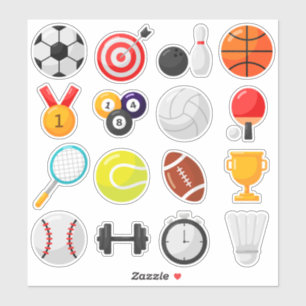 Adesivo Kids Sports Equipment