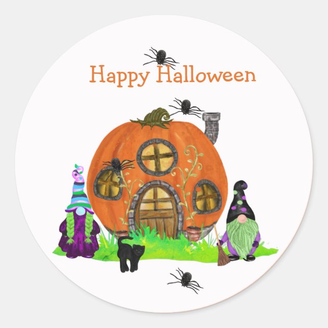 Adesivo Kids Whimsso Gnomos do Halloween Sticker (Frente)