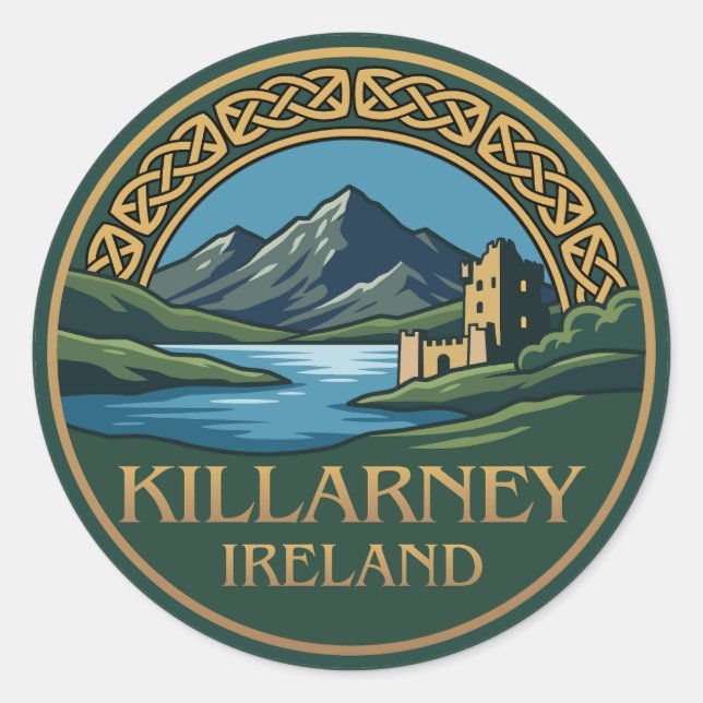 Adesivo Killarney Irlanda (Frente)