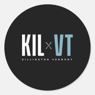 Adesivo Killington Vermont Graphic Ski