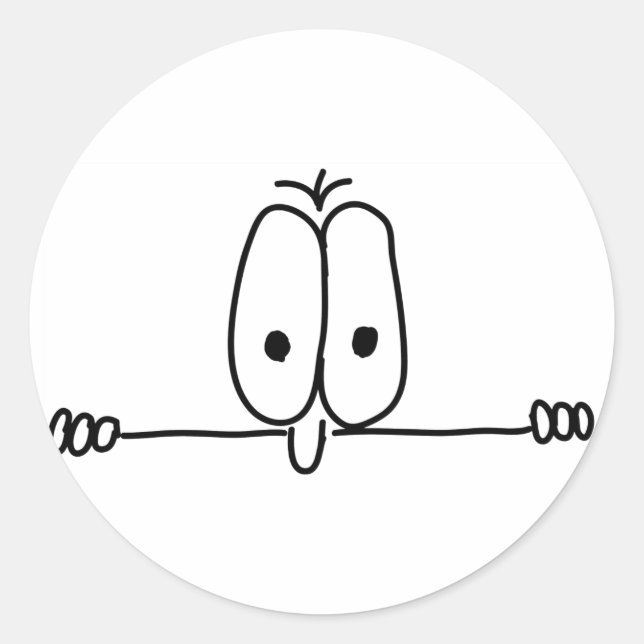 Adesivo Kilroy Estava Aqui (Frente)