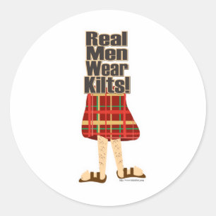Adesivo Kilts reais do desgaste de homens