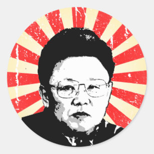 Adesivo Kim Jong Il