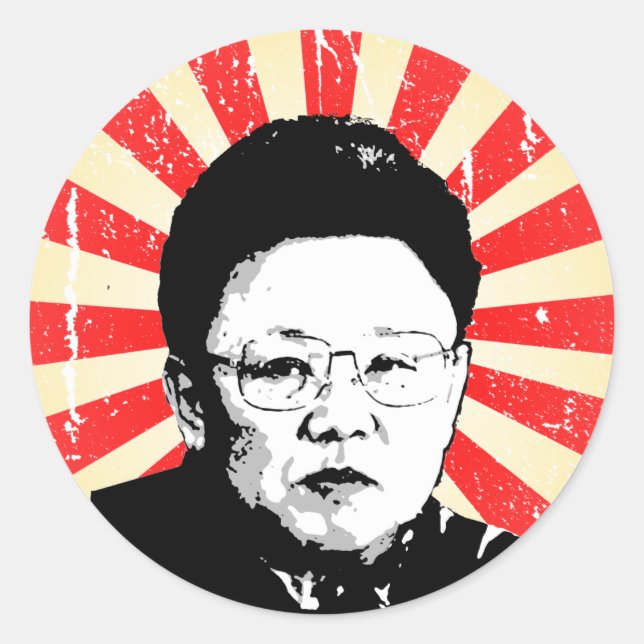 Adesivo Kim Jong Il (Frente)