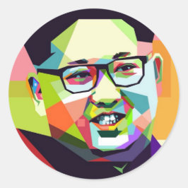 Adesivo Kim Jong Un Caro Líder Sticker