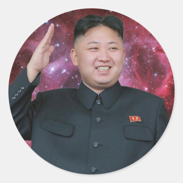 Adesivo KIM JONG Un SpACEFORCE (Frente)