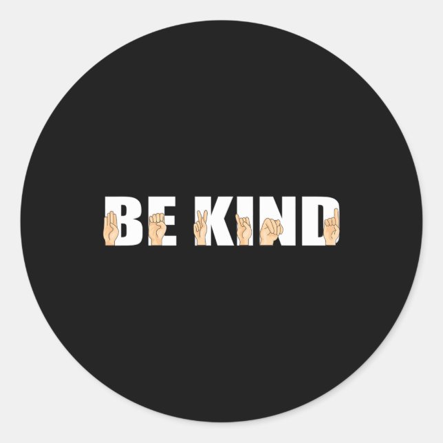 Adesivo Kind Sign Language Daf (Frente)