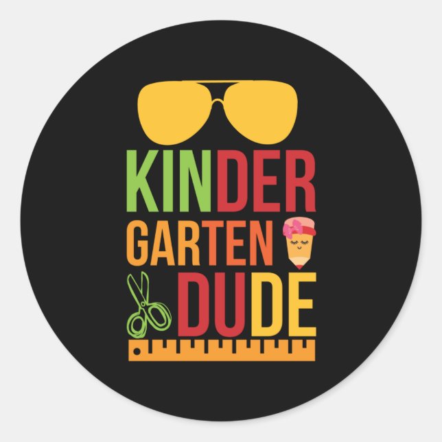 Adesivo Kinder Garten Dude (Frente)