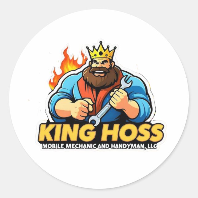 Adesivo King Hoss Sticker (Frente)