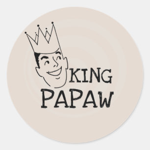 Adesivo King Papaw T-shirts e presentes