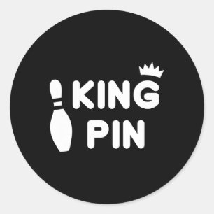 Adesivo King Pin Boliche Engraçado Casais Cuecas Liga de B